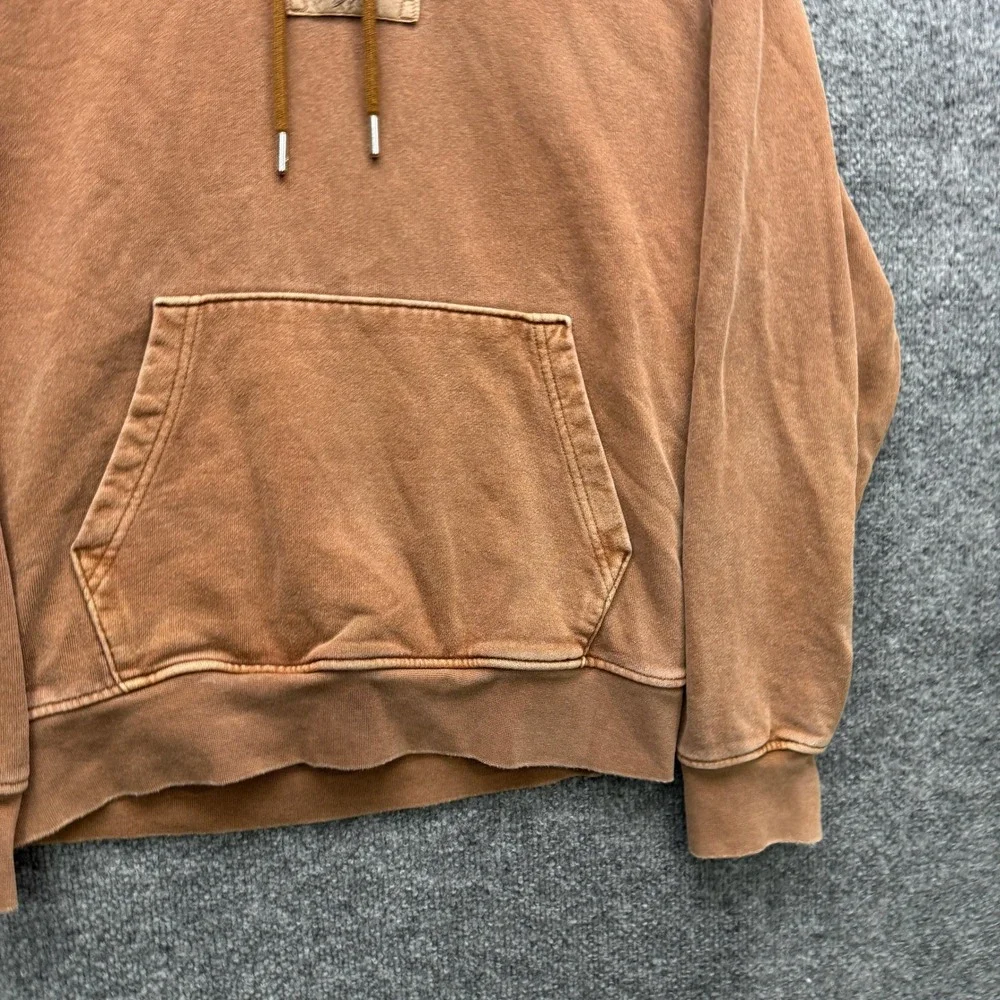 Jordan Flight Hoodie Men XS‎ Brown Long Sleeve Heavyweight Fleece